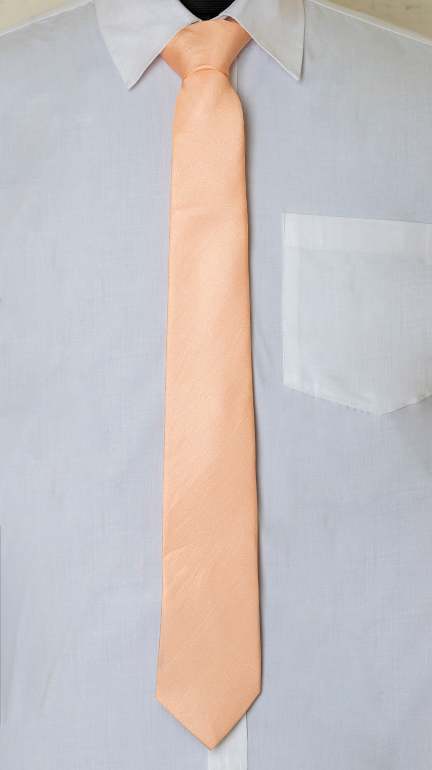 Chokore Peach Silk Tie - Solids range