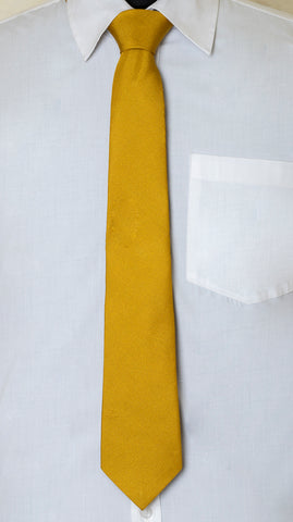 Chokore Yellow Silk Tie - Solids range - Chokore Yellow Silk Tie - Solids range