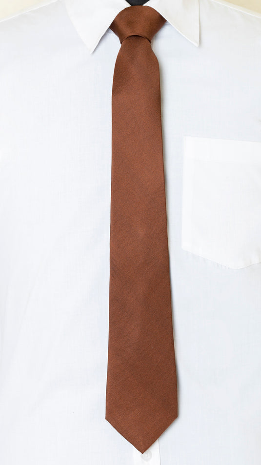 Chokore Chocolate Silk Necktie - Solids Collection