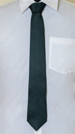 Chokore Chokore Green Silk Tie - Solid line 