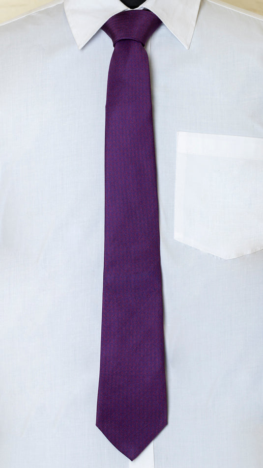 Chokore Purple Silk Necktie - Solids Collection