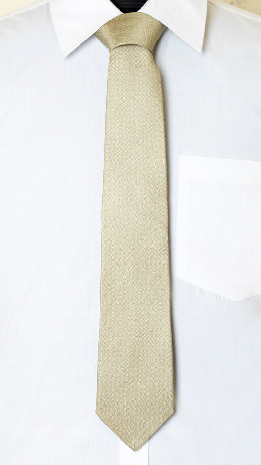 Chokore Lichen Silk Necktie - Indian at Heart Collection