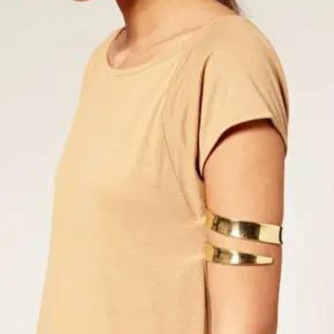 Chokore Spiral Upper Arm cuff (Gold)