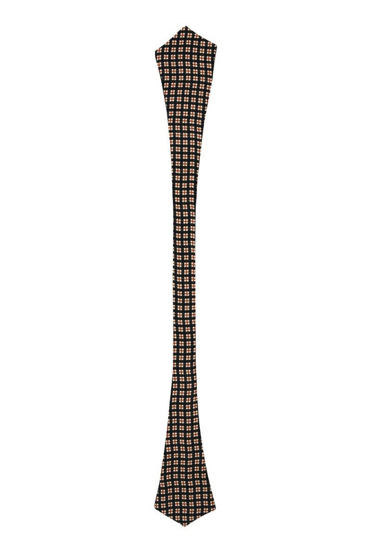 Chokore Red & Black Silk Reversible Cravat