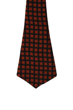 Chokore Chokore Men's Red & Black Silk Designer Cravat-1 