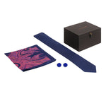 Chokore Chokore Special 3-in-1 Gift Set for Him (Black and White Suspenders, Fedora Hat, & Sunglasses) Chokore Navy Blue color 3-in-1 Gift set