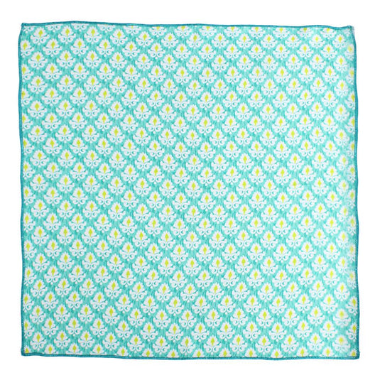 Chokore Sea Green Silk Pocket Square - Indian At Heart line
