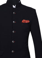 Chokore Chokore Red & Orange Silk Pocket Square from Indian at Heart collection 
