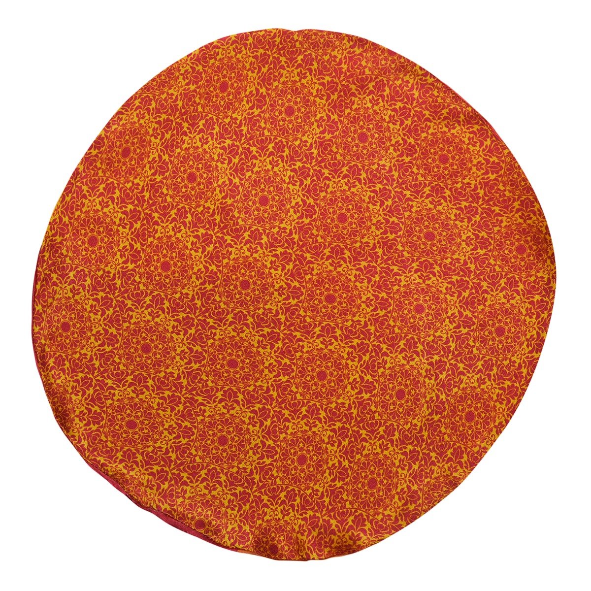 Chokore Double-sided Red & Yellow Silk Pocket Circle from the Indian at heart collection