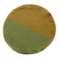 Chokore Chokore Double-sided Sea Green & Lemon Green Silk Pocket Circle from the Indian at heart collection