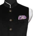 Chokore Chokore Purple Silk Pocket Square from the Marble Design range 