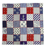 Chokore Chokore Stripes (Navy & Silver) Necktie Chokore Blue & Red Pocket Square Marine Line