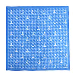 Chokore Chokore Mehandi Silk Tie - Solids range Chokore Blue & White Anchor Pocket Square - Marine line