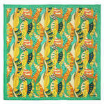 Chokore Chokore Sea Green & Lemon Silk Tie - Indian at Heart line Chokore Multicolour Silk Pocketsquare for Men
