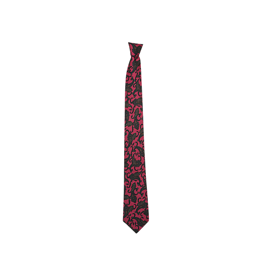 Chokore Marsela & Navy Blue Silk Tie from Indian At Heart range & Wine Pink from the Solids Line Silk Pocket Square set