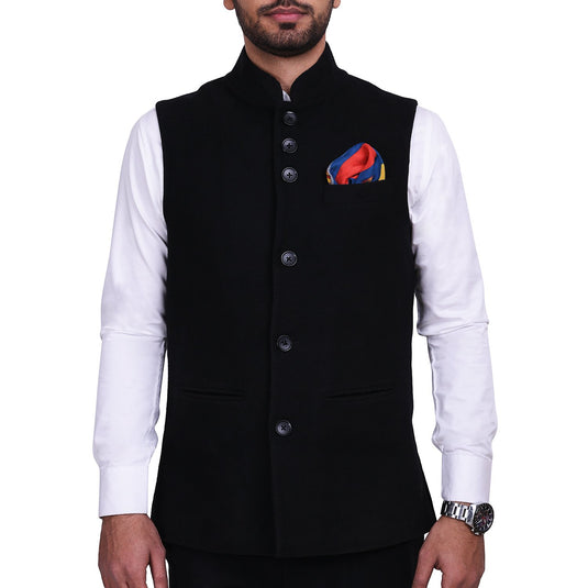 Chokore Four-in-One Red & Yellow Silk Pocket Square from the Plaids Line