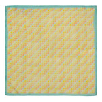 Chokore Chokore Four-in-One Shades of Green & Yellow Silk Pocket Square from the Plaids Line Chokore Peach & Light Blue Silk Pocket Square from the Plaids Line