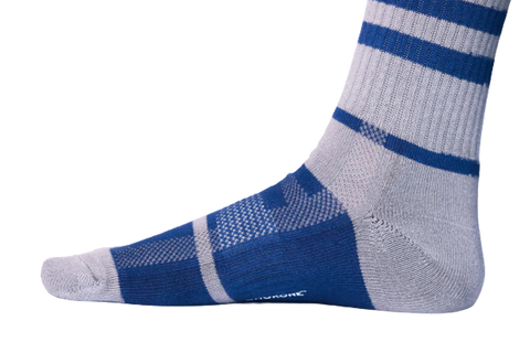 Chokore Cobalt Blue And Light Grey Men's Cotton Socks - Chokore Cobalt Blue And Light Grey Men's Cotton Socks