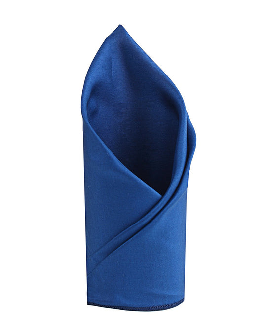 Chokore Peacock Blue Pocket Square - the Solids line