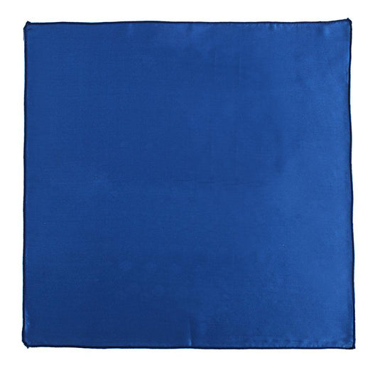 Chokore Peacock Blue Pocket Square - the Solids line