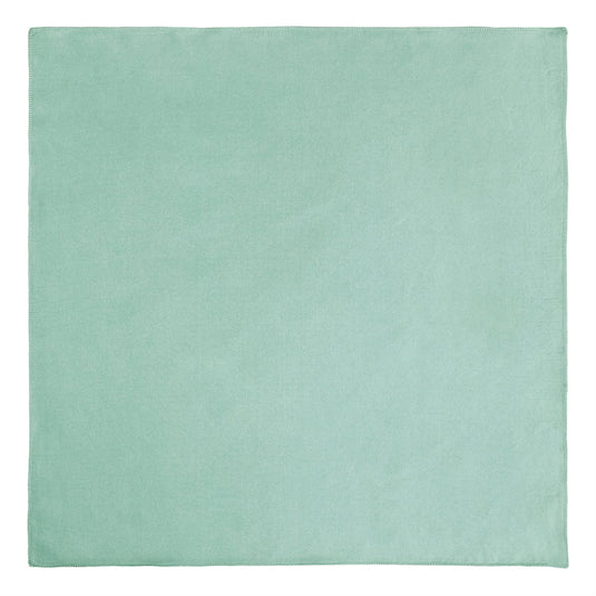 Chokore Glacier Blue Pure Silk Pocket Square, from the Solids Line