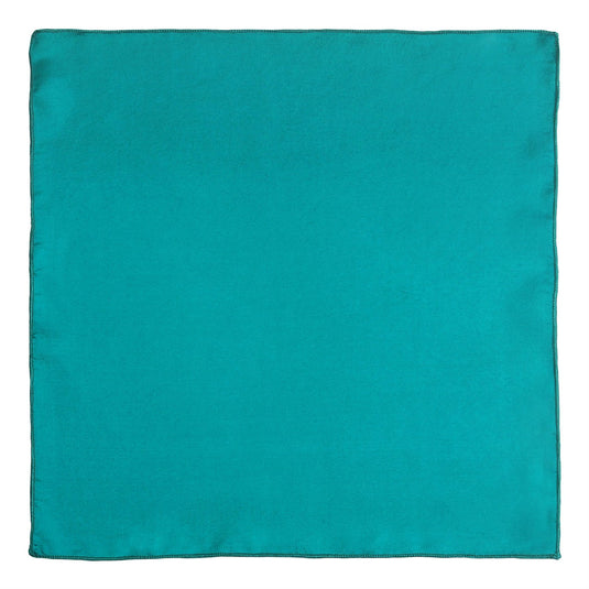 Chokore Enamel Blue Pure Silk Pocket Square, from the Solids Line