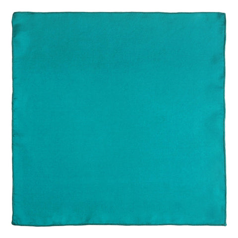 Chokore Enamel Blue Pure Silk Pocket Square, from the Solids Line - Chokore Enamel Blue Pure Silk Pocket Square, from the Solids Line