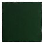 Chokore Chokore Forest Green Colour Pure Silk Pocket Square, from the Solids Line 