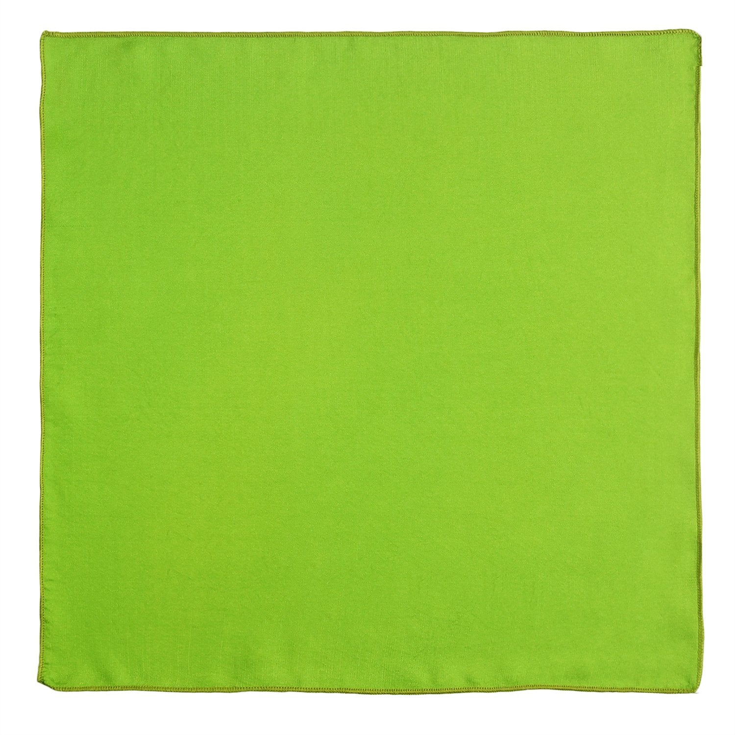 Chokore Bright Green Pure Silk Pocket Square, from the Solids Line