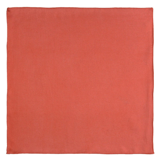 Chokore Coral Pure Silk Pocket Square, from the Solids Line
