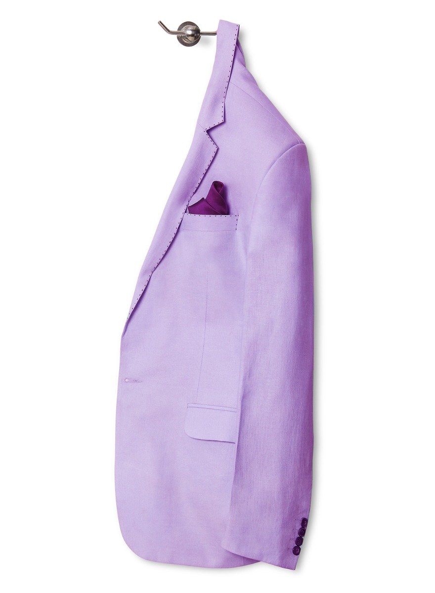 Chokore Deep Purple Pure Silk Pocket Square, from the Solids Line