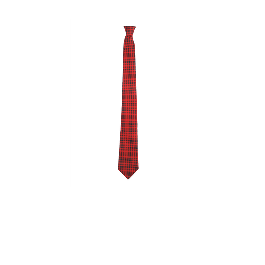 Chokore Red & Black Checks Silk Tie - Plaids Collection