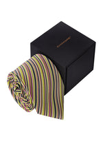 Chokore Chokore yellow and pink dotted Silk Pocket Square Chokore Multi-color Silk Tie - Plaids line-ss