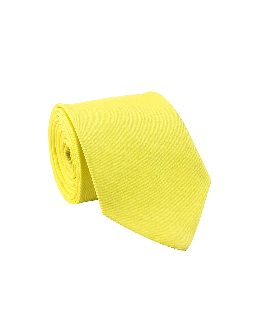 Chokore Lemon Green Twill Silk Tie - Solids line