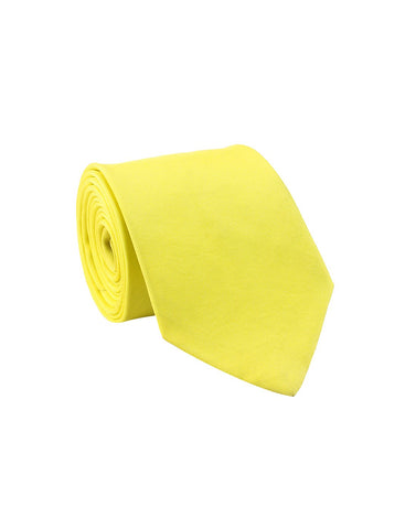 Chokore Lemon Green Twill Silk Tie - Solids line - Chokore Lemon Green Twill Silk Tie - Solids line