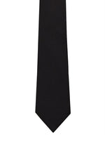 Chokore Black color silk tie for men 