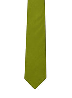 Chokore Chokore Mehandi Green color silk tie for men