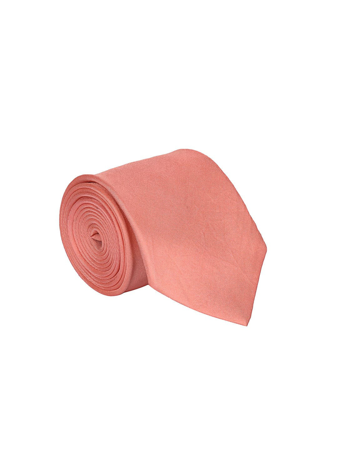 Rose Pink color silk tie for men