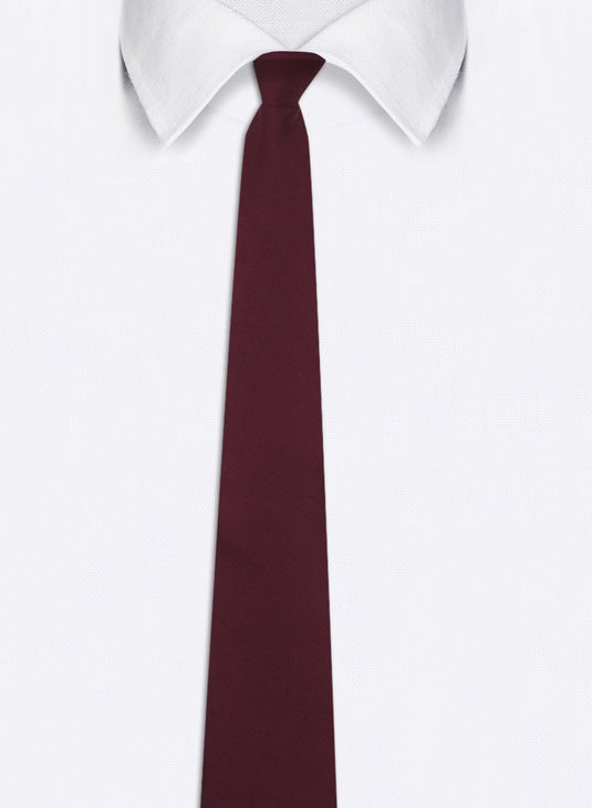 Chokore Deep Pink Silk Necktie - Solids Collection