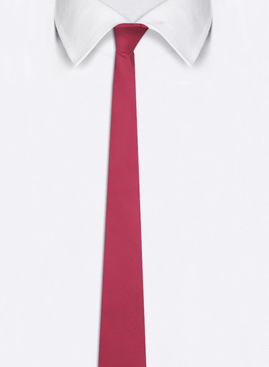 Chokore Fuschia Silk Necktie - Solids Collection