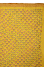 Chokore Printed Yellow & Magenta Silk Stole for Women 