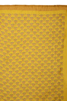 Chokore Printed Yellow & Magenta Silk Stole for Women